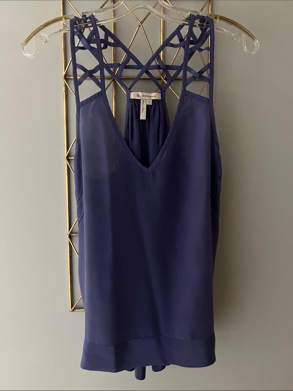 BCBGMaxAzria Deep Purple Camisole Top